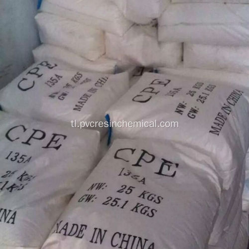 PVC plastics ginamit epekto modifier chlorinated polyethylene.